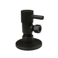 Westbrass Angle Stop, 5/8" OD x 3/8" OD, 1/4-Turn Lever Handle in Oil Rubbed Bronze D105QR-12